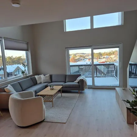 Apartment Ny Stor Toppleilighet I Sogne