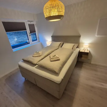 شقة Toppleilighet I Sogne Med Innendors Basseng *